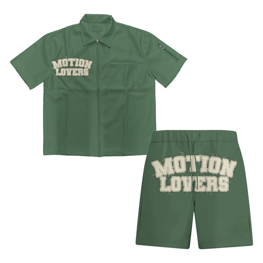 Olive Green Motionlovers Leather Set