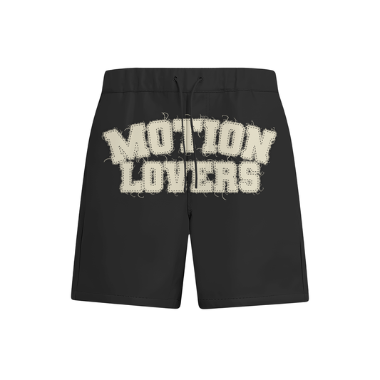 Black Motionlovers Leather Shorts