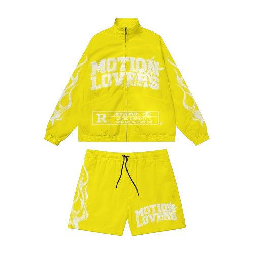 Motionlovers Yellow Windbreaker set